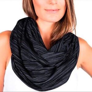 Champion lightweight snap scarf charcoal‎ gray